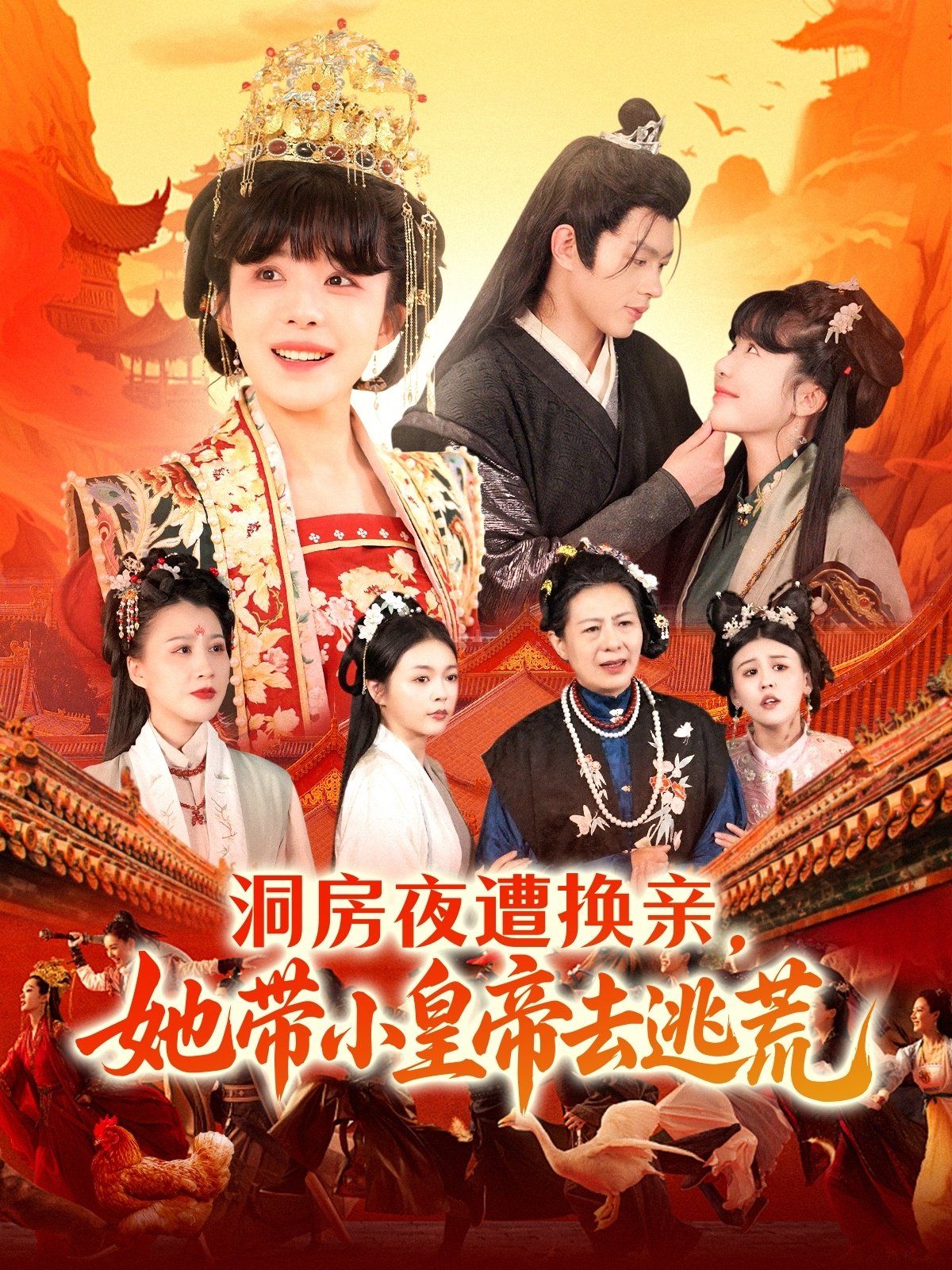 洞房夜遭换亲她带小皇帝去逃荒封面图