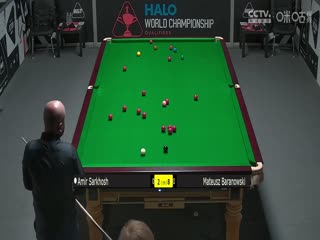 斯诺克世锦赛资格赛128进96 阿米尔萨克霍什2-10马特乌斯巴拉诺夫斯基（第二阶段） 20250407封面图