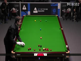 2025斯诺克英格兰公开赛64进32 大卫吉尔伯特2-4范争一 20250915封面图