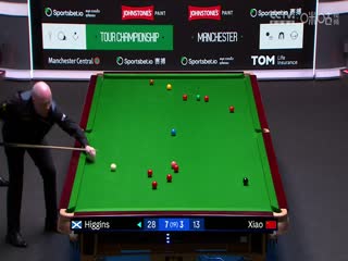 斯诺克巡回锦标赛四分之一决赛 希金斯10-3肖国栋（第二阶段） 20250404封面图