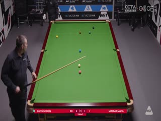 斯诺克威尔士公开赛资格赛 多米尼克戴尔4-3米歇尔曼恩 20250205封面图