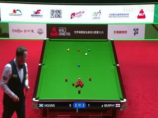 斯诺克世界大奖赛8进4 肖恩墨菲5-3约翰希金斯  20250307封面图