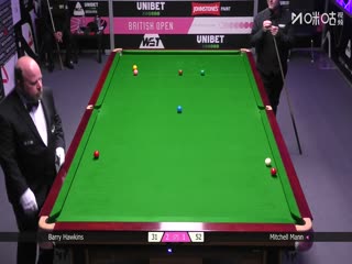2025斯诺克英国公开赛16进8 米歇尔曼恩4-2巴里霍金斯 20250926封面图
