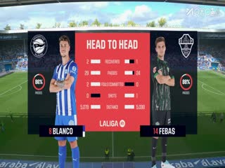 西甲联赛 阿拉维斯VS埃尔切 20251005封面图