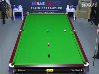 2025斯诺克西安大奖赛64进32 阿里卡特3-5斯坦穆迪 20251008封面图