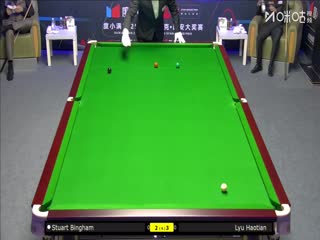 2025斯诺克西安大奖赛16进8 吕昊天5-3斯图尔特宾汉姆（朱峰立） 20251010封面图