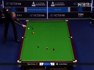 2025斯诺克北爱尔兰公开赛64进32 赵心童0-4乔丹布朗 20251019封面图