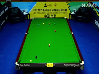 2025斯诺克国际锦标赛64进32 周跃龙4-6诺鹏桑卡姆 20251103封面图