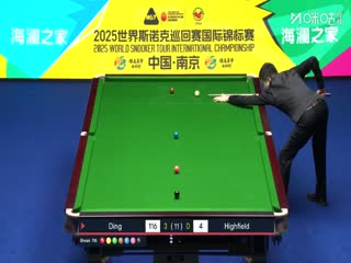 2025斯诺克国际锦标赛32进16 丁俊晖6-4利亚姆海菲尔德（秦正） 20251104封面图