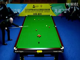 2025斯诺克国际锦标赛32进16 侯赛因瓦菲3-6约翰希金斯 20251104封面图