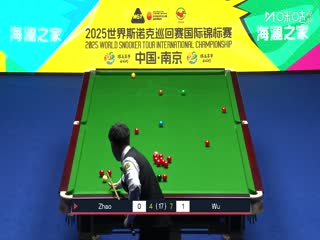 2025斯诺克国际锦标赛半决赛第一场 赵心童6-9吴宜泽（第二阶段） 20251107封面图