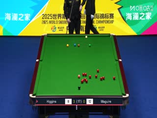 2025斯诺克国际锦标赛半决赛第一阶段 约翰希金斯6-2斯蒂芬马奎尔(朱峰立) 20251108封面图