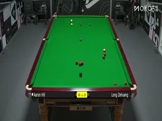 斯诺克英锦赛资格赛第三轮80进48 亚伦希尔1-6龙泽煌 20251125封面图