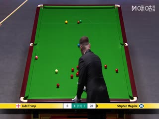 斯诺克英锦赛正赛32进16轮次 贾德特鲁姆普6-4斯蒂芬马奎尔（朱峰立） 20251129封面图
