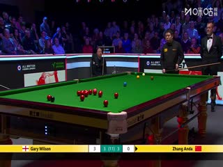 斯诺克英锦赛正赛32进16轮次 加里威尔逊5-6张安达 20251202封面图